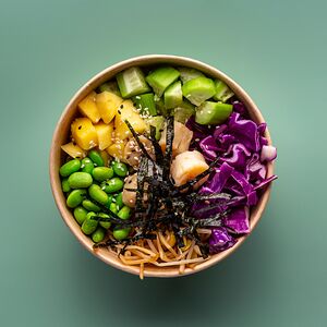 Поке с гребешком