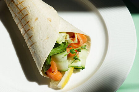 Шаурма с форелью