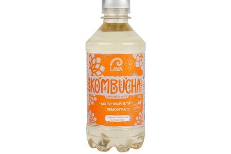 Комбуча Lava Superfood Kombucha Молочный улун и Лемонграсс