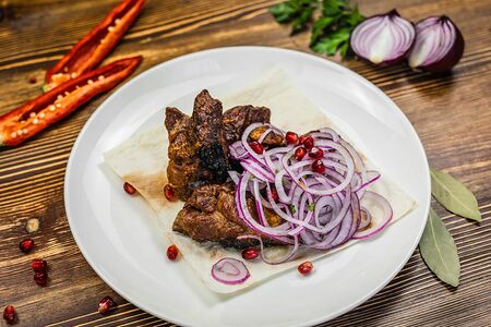 Шашлык из мякоти баранины