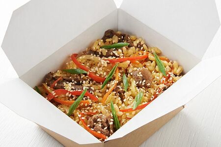 Рис со свининой