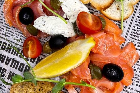 Нежная семга с творожным сыром