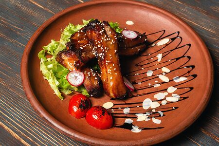 Ребрышки в кисло-сладком соусе