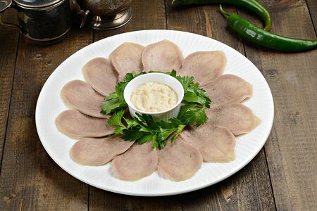 Язык говяжий с хреном