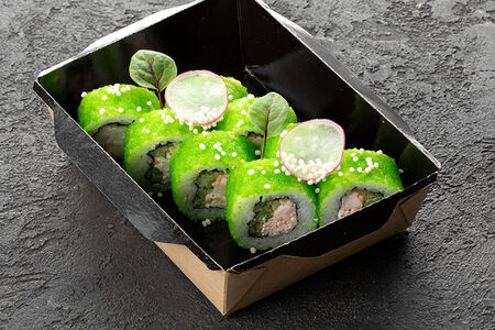 Ролл с креветкой и снежным крабом