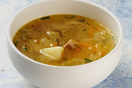 Щи с курицей