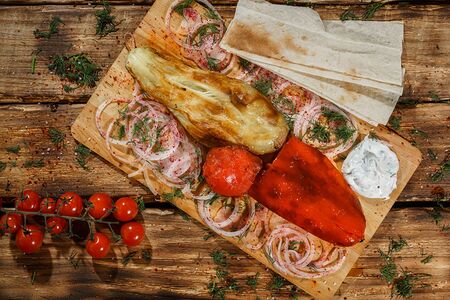 Овощи на мангале