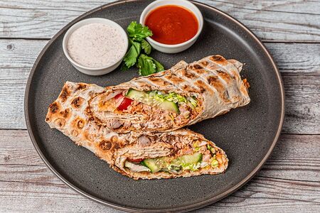 Шаурма со свининой макси на углях