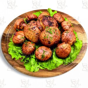 Шампиньоны на углях