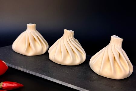 Хинкали с грибами