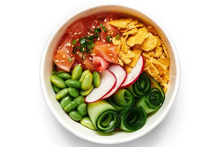 Поке с лососем