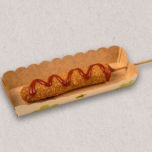 Մոցարելայով քորն-դոգ