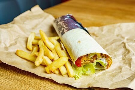 Твистер с картошкой фри