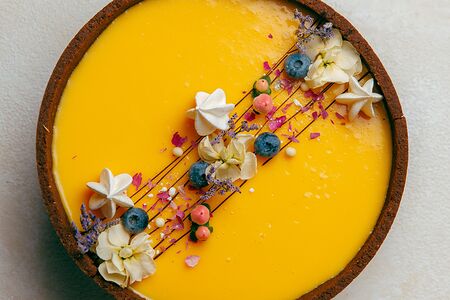 Чизкейк Манго-маракуйя