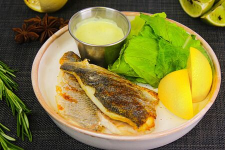 Филе дорадо на гриле