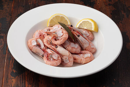 Креветки магаданские отварные