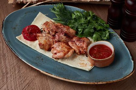 Шашлык из куриного бедра