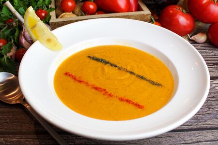 Крем-суп из чечевицы