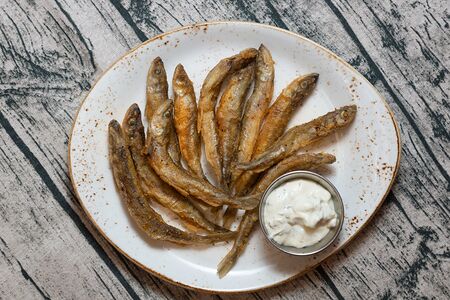 Корюшка жареная