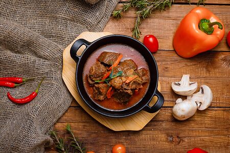 Гуляш из говядины