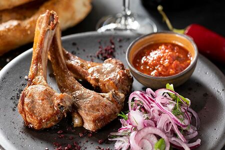 Шашлык из бараньей корейки