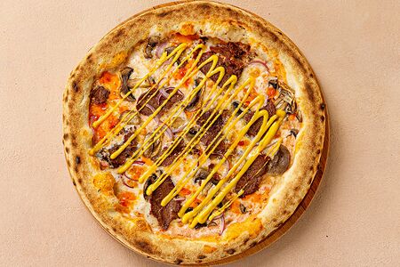 Пицца Говяжьи щёчки и сезонные грибы