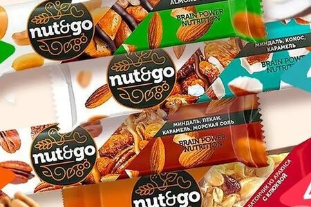 Батончик Nut & Go Миндаль-арахисовая паста