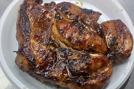 Стейк из cвинoй шеи