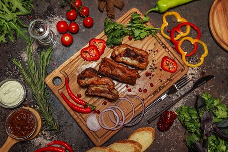 Шашлык из cвиных рёбер