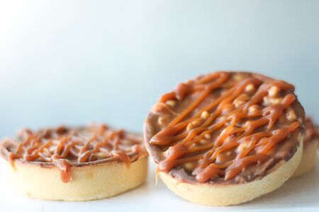 Тарталетка карамельно-ореховая