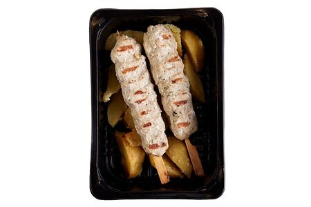 Реди ту ит Картофель запеченный и люля-кебаб