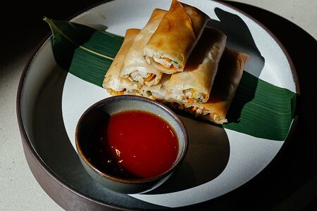 Спринг-роллы с курицей