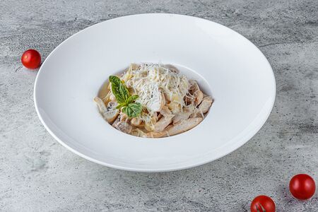 Фетучини с курицей