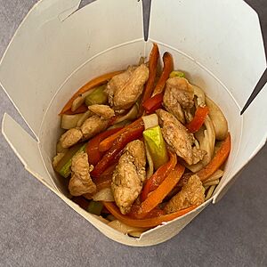 Лапша с курицей