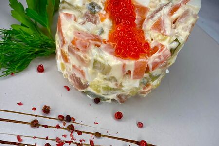 Оливье с горбушей