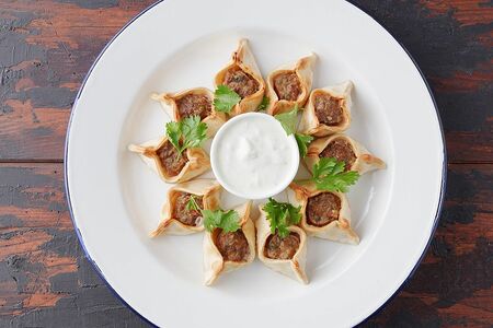 Бораки с мясным фаршем