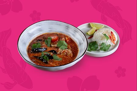 Суп Том Ям с морепродуктами