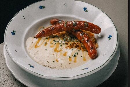 Охотничьи колбаски с пармантье