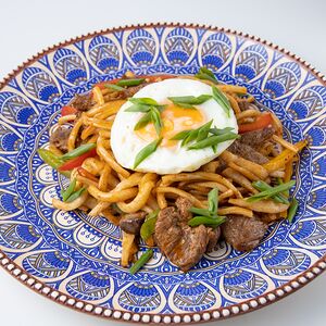 Жареный лагман