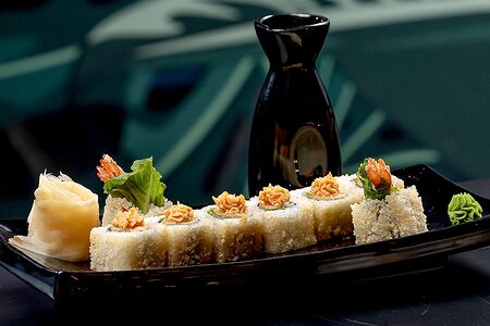 Ролл с хрустящей креветкой