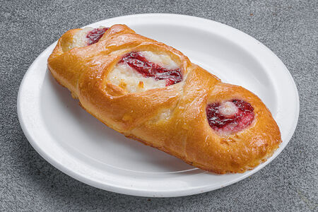 Венчерка с творогом и малина