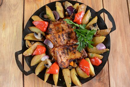 Садж с курицей