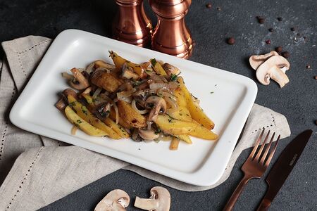 Картофель с грибами