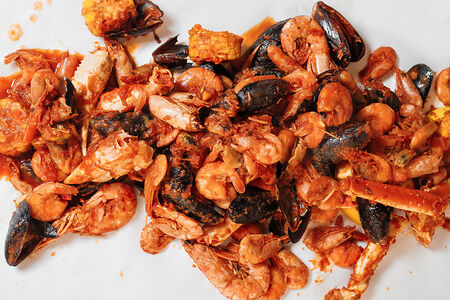 Соте из морепродуктов