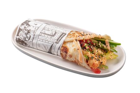 Хирагана с креветкой