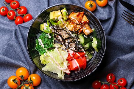 Поке с курицей