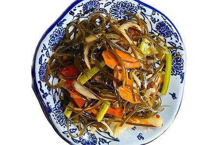 Морская капуста в соусе