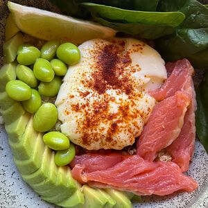 Боул с сёмгой