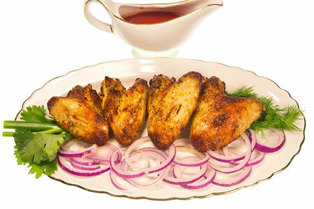 Шашлык из куриных крылышек