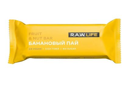 Батончик Rawlife банановый пай